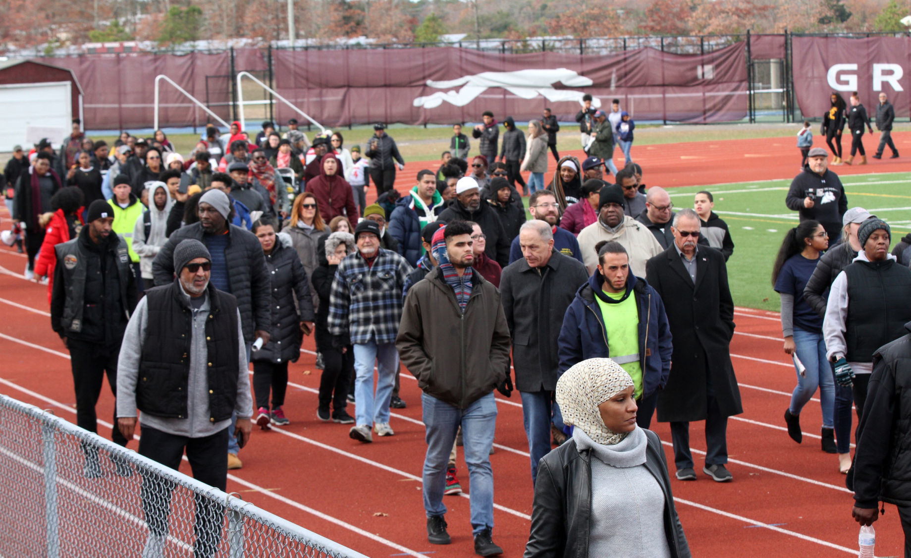 Pleasantville peace march